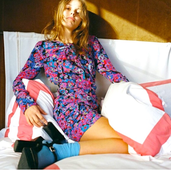 Zara NWT Floral Print Dress - Picture 4 of 7